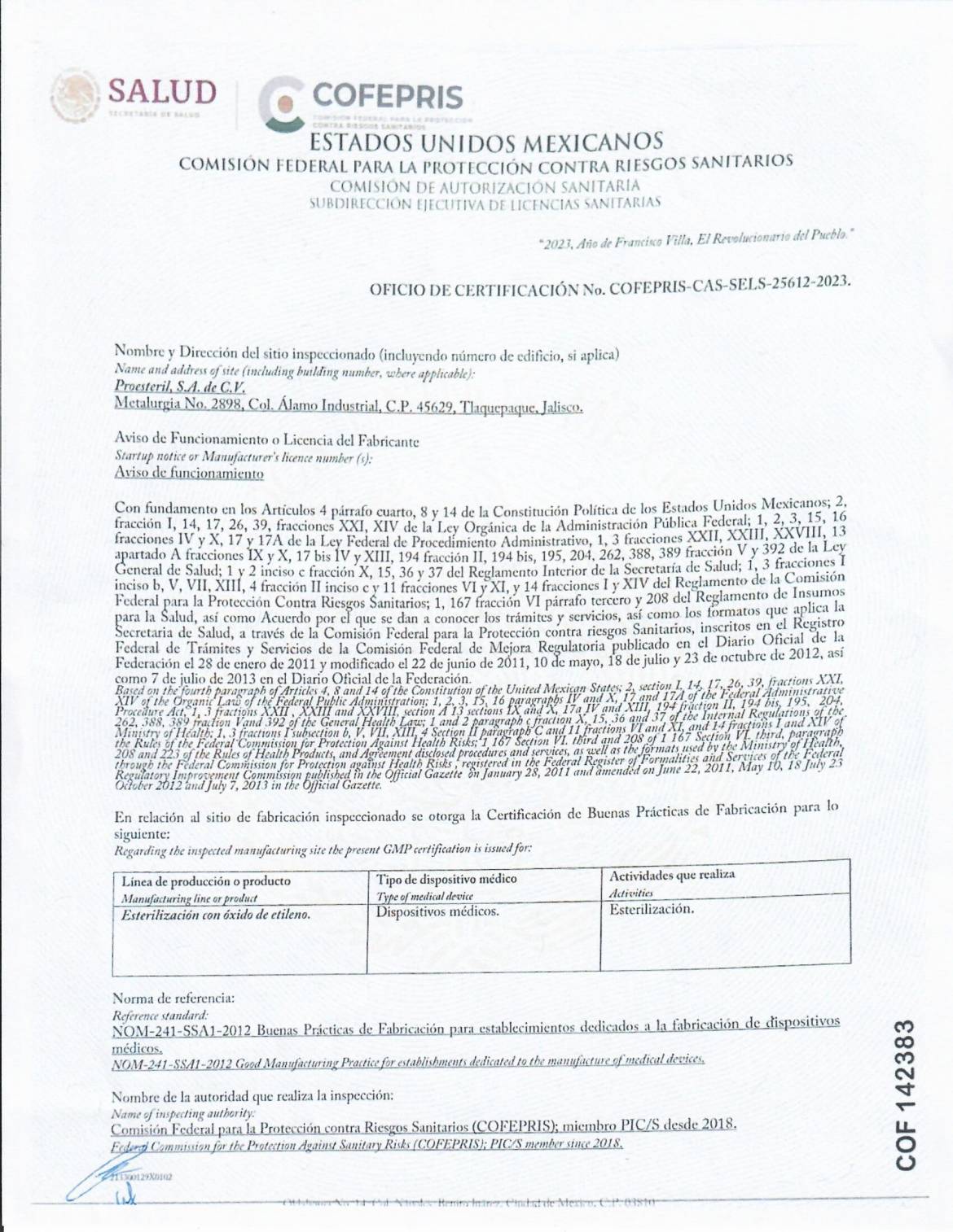 CERTIFICADO-COFEPRIS-BPM-2023-PROESTERIL_0001.jpg