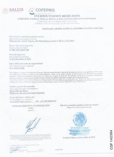 CERTIFICADO COFEPRIS BPM 2023 PROESTERIL_0002